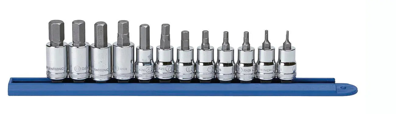 GEARWRENCH 12 Pc. 3/8" Drive Metric Hex Bit Socket Set 80580 GEARWRENCH
