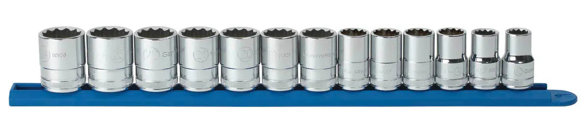 GEARWRENCH 13 Pc. 1/2" Drive 12 Point Metric Socket Set 80710D GEARWRENCH