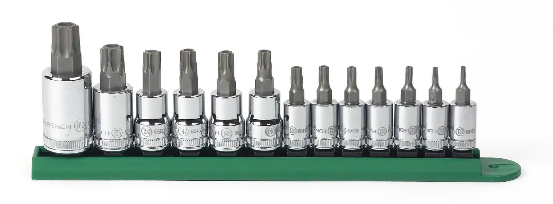 GEARWRENCH 13 Pc. 1/4", 3/8", and 1/2" Drive Torx Tamper Proof Bit Socket Set 80725 GEARWRENCH