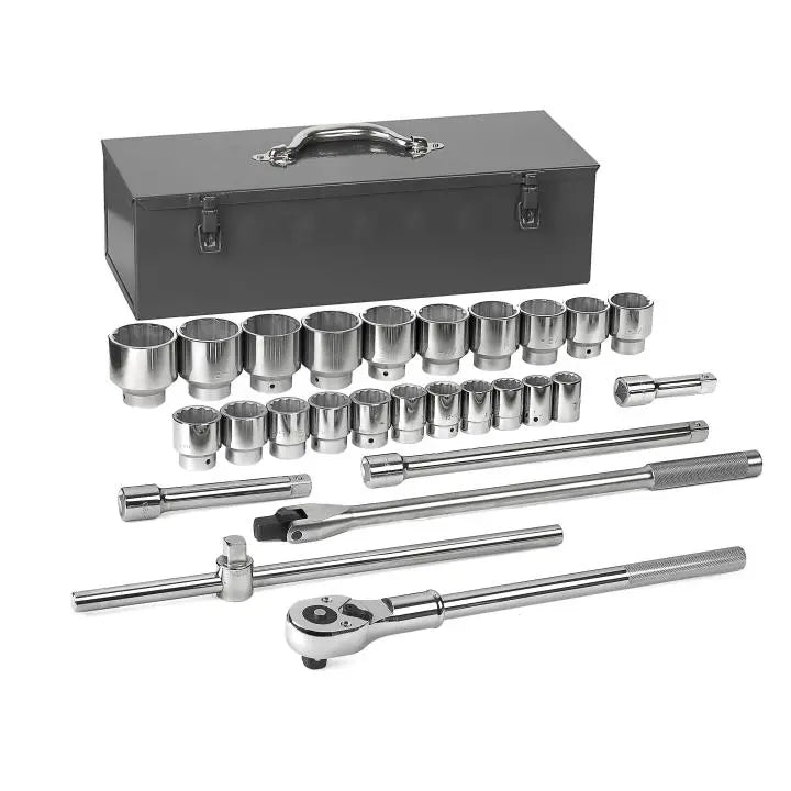 GEARWRENCH Set of 27 3/4 in Drive 12-Point SAE Standard Mechanics Tool - GW 80880 GEARWRENCH