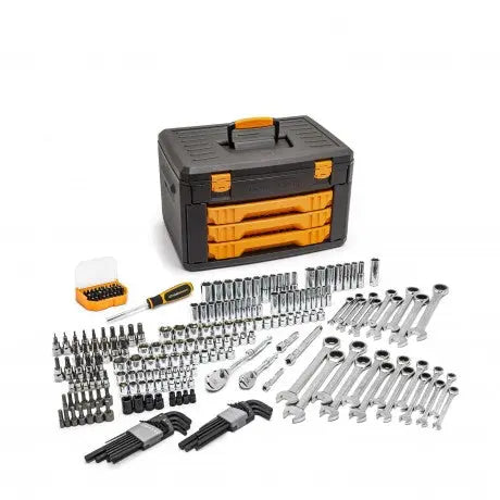 GEARWRENCH 232 Pc. 1/4" and 3/8" Drive 6 and 12 Point SAE/Metric Mechanics Tool Set 80944 Tool Set GEARWRENCH
