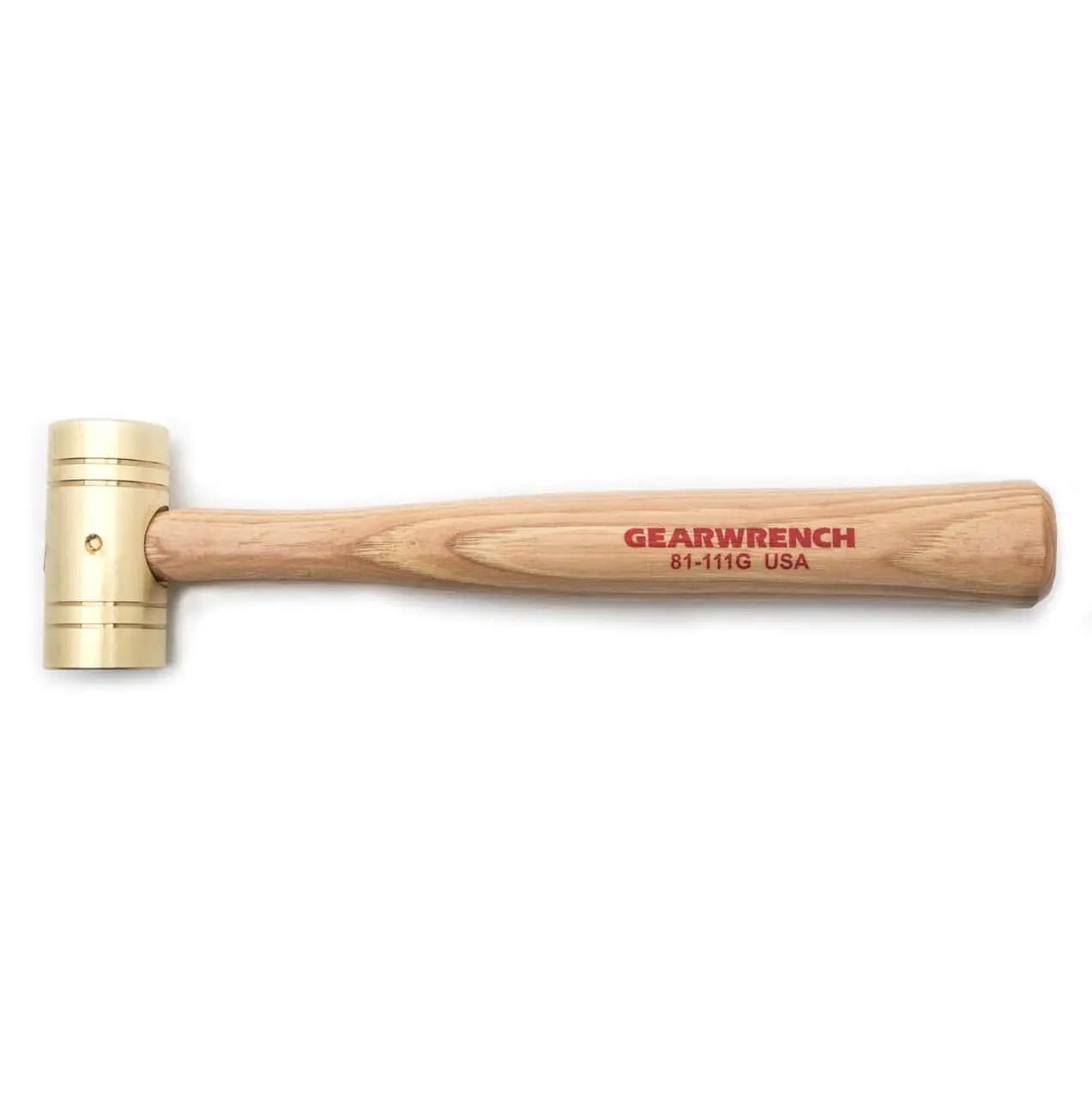 GEARWRENCH HMR BRS HICKORY HNDL 1LB 81-111G Hammer GEARWRENCH