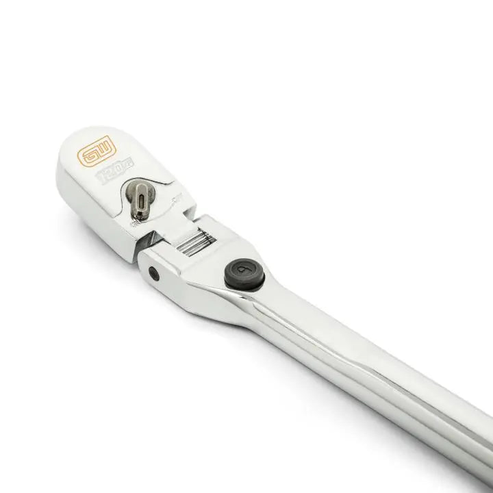 GEARWRENCH 1/4 in Drive 120XP Dual Material Handle Locking Flex Head Ratchet, 9 in - GW 81055 Ratchet GEARWRENCH