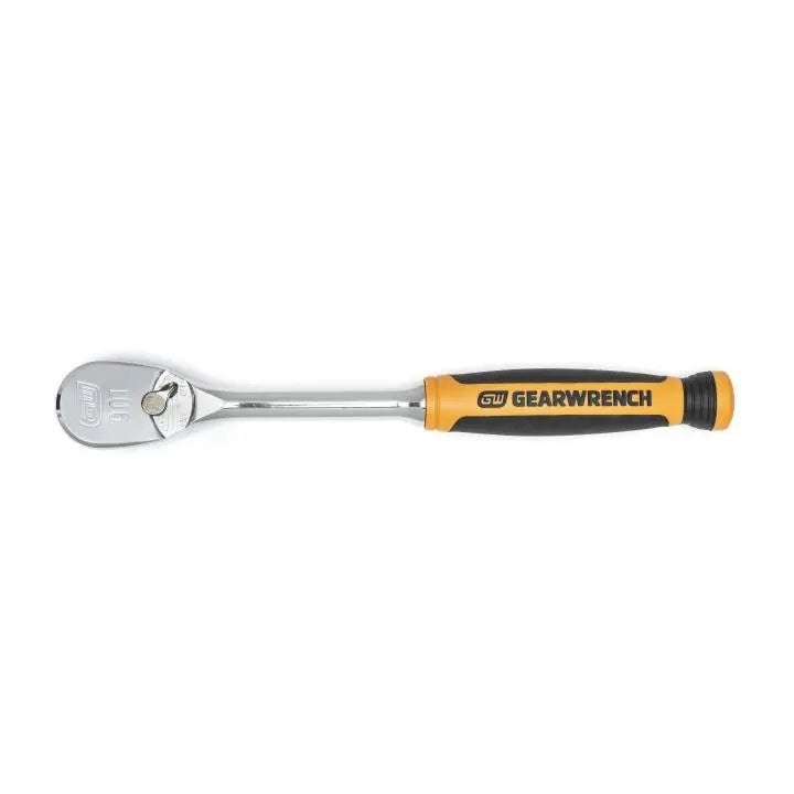 GEARWRENCH 3/8" Drive 90-Tooth Dual Material Teardrop Ratchet 9" 81208T Ratchet GEARWRENCH