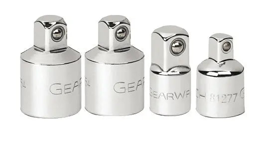 GEARWRENCH 4 Pc. 1/4", 3/8", and 1/2" Drive Adapter Set 81217 Adapter Set GEARWRENCH
