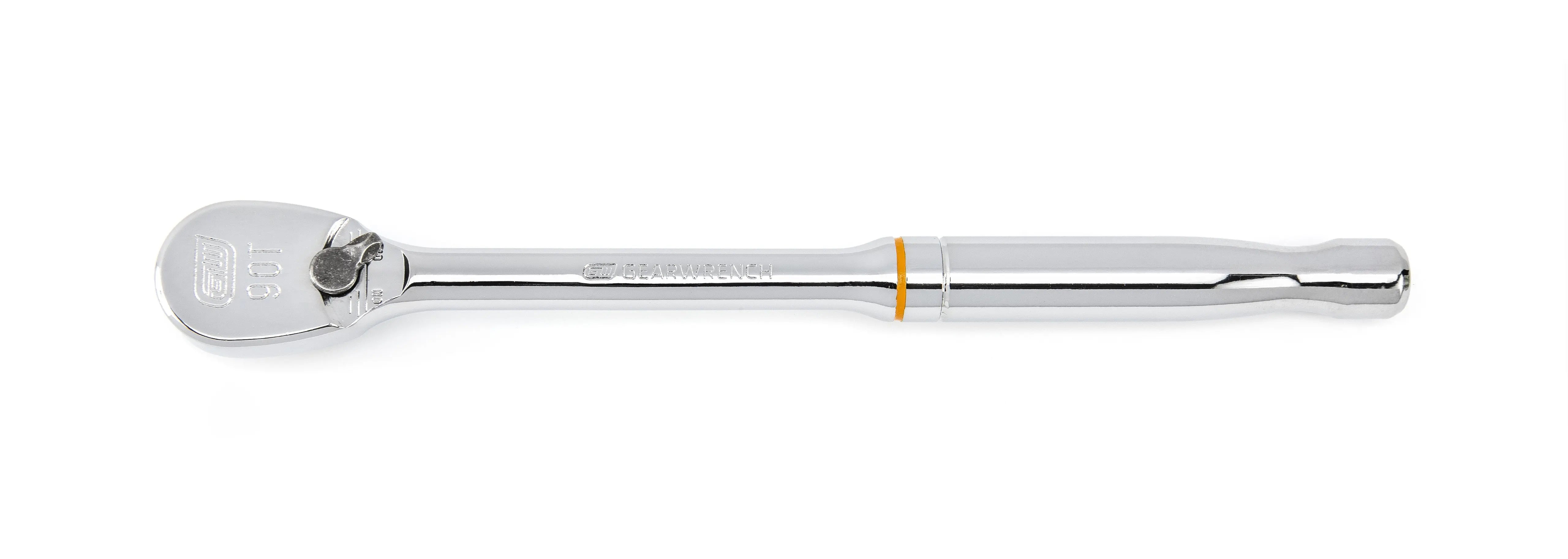 GEARWRENCH 3/8" Drive 120XP™ Full Polish Chrome Teardrop Ratchet 8-1/4" - GW 81211XP GEARWRENCH