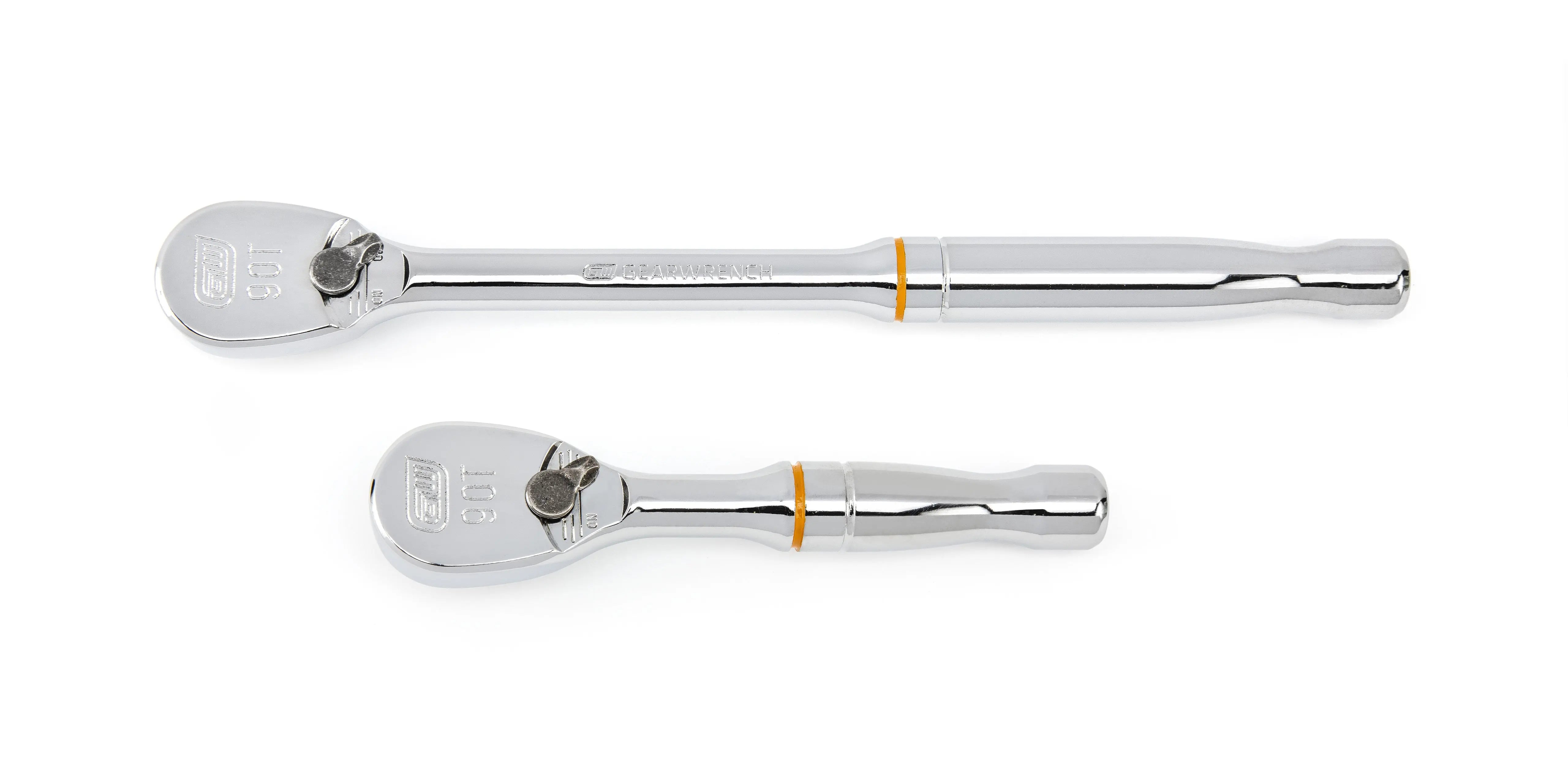 GEARWRENCH 2 Pc. 3/8" Drive 90-Tooth Compact Head Teardrop Ratchet Set 81253T Ratchet Set GEARWRENCH