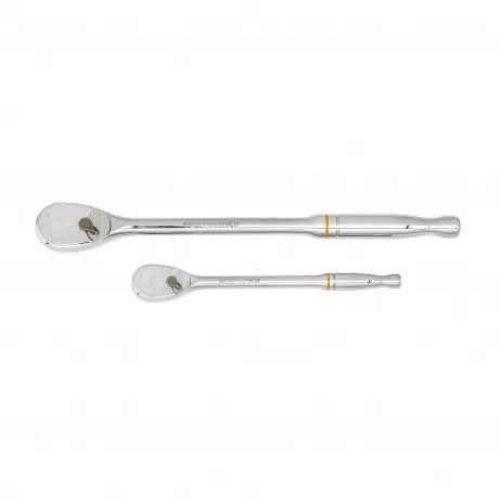 GEARWRENCH 2 Pc. 1/4" and 3/8" Drive 90-Tooth Long Handle Teardrop Ratchet Set 81268T Ratchet Set GEARWRENCH