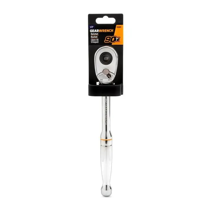GEARWRENCH 1/2 in Drive 90-Tooth Quick Release Teardrop Ratchet - GW 81309T Ratchet GEARWRENCH