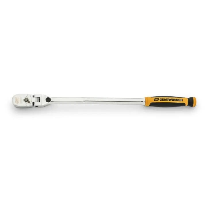 GEARWRENCH Set of 2 1/4 in, 3/8 in Drive 120XP Dual Material Handle Locking Flex Head Ratchets - GW 81381 Ratchet Set GEARWRENCH