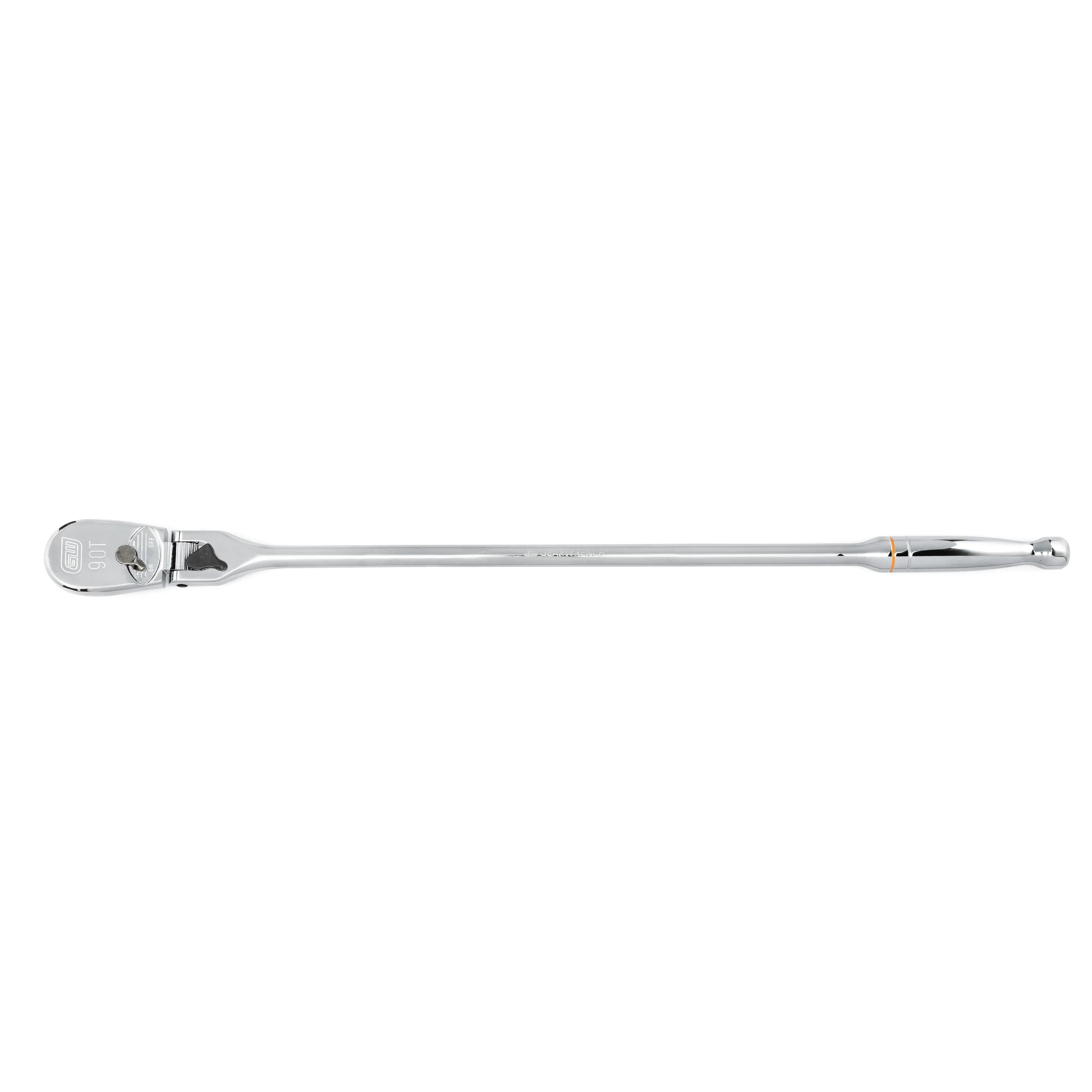 GEARWRENCH 1/2" Drive 90-Tooth Locking Flex Head Teardrop Ratchet 24" 81363T Ratchet GEARWRENCH