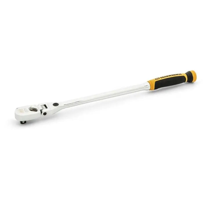 GEARWRENCH 1/2 in Drive 120XP Dual Material Handle Locking Flex Head Ratchet, 19 in - GW 81375 Ratchet GEARWRENCH