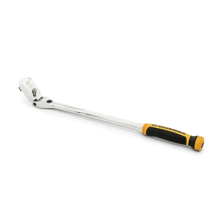 GEARWRENCH 1/2 in Drive 120XP Dual Material Handle Locking Flex Head Ratchet, 19 in - GW 81375 Ratchet GEARWRENCH