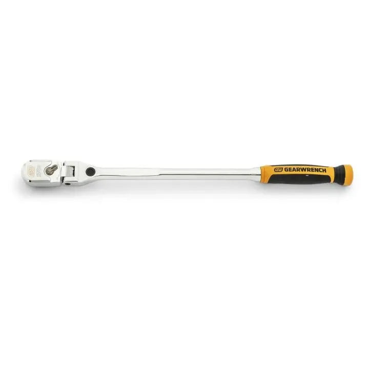 GEARWRENCH 1/2 in Drive 120XP Dual Material Handle Locking Flex Head Ratchet, 19 in - GW 81375 Ratchet GEARWRENCH
