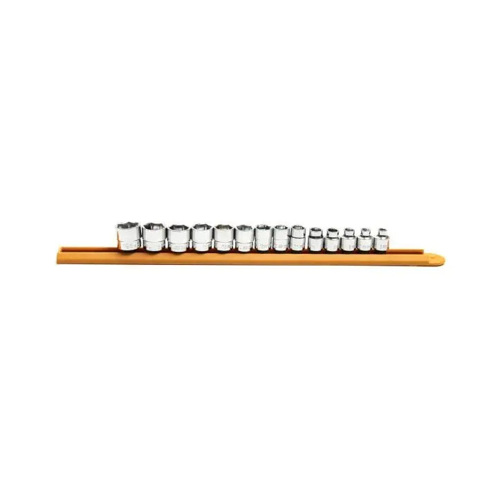 GEARWRENCH Set of 14 3/8 in Drive 6-Point Stubby Metric Sockets - GW 81396 Socket Set GEARWRENCH