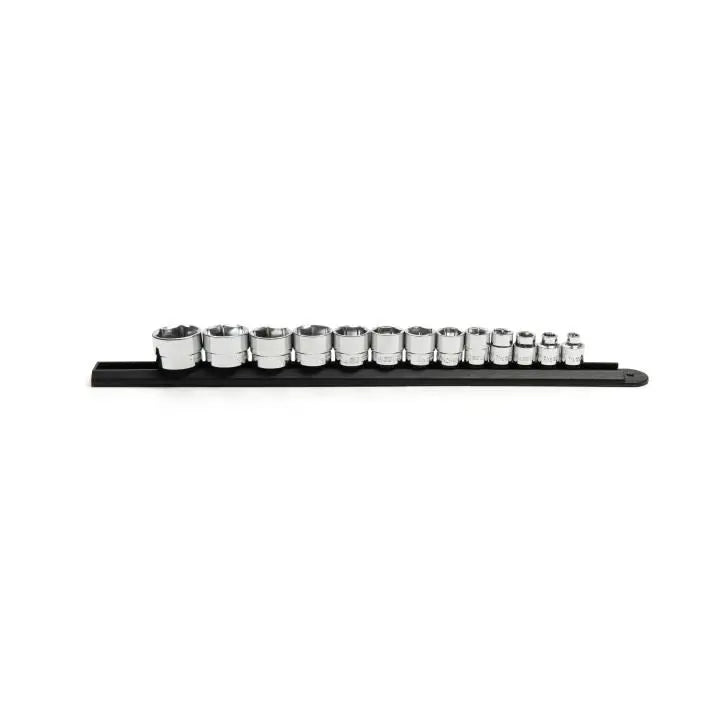 GEARWRENCH Set of 13 3/8 in Drive 6-Point Stubby SAE Sockets - GW 81397 Socket Set GEARWRENCH