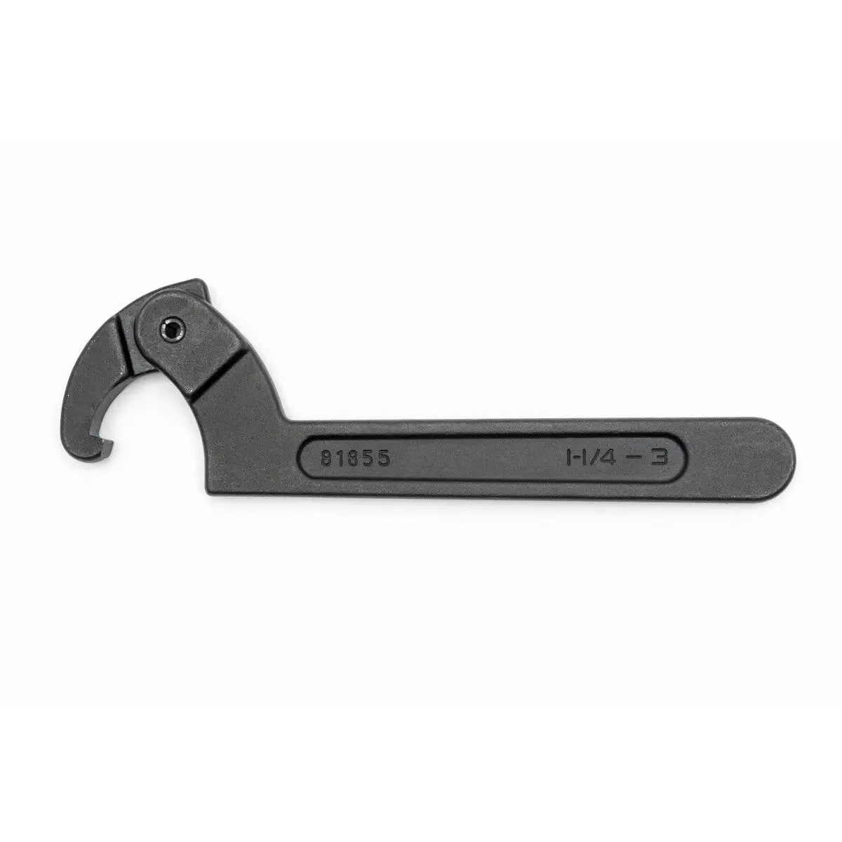 GEARWRENCH 2" - 4-3/4" Adjustable Hook Black Oxide Spanner Wrench 81856 GEARWRENCH