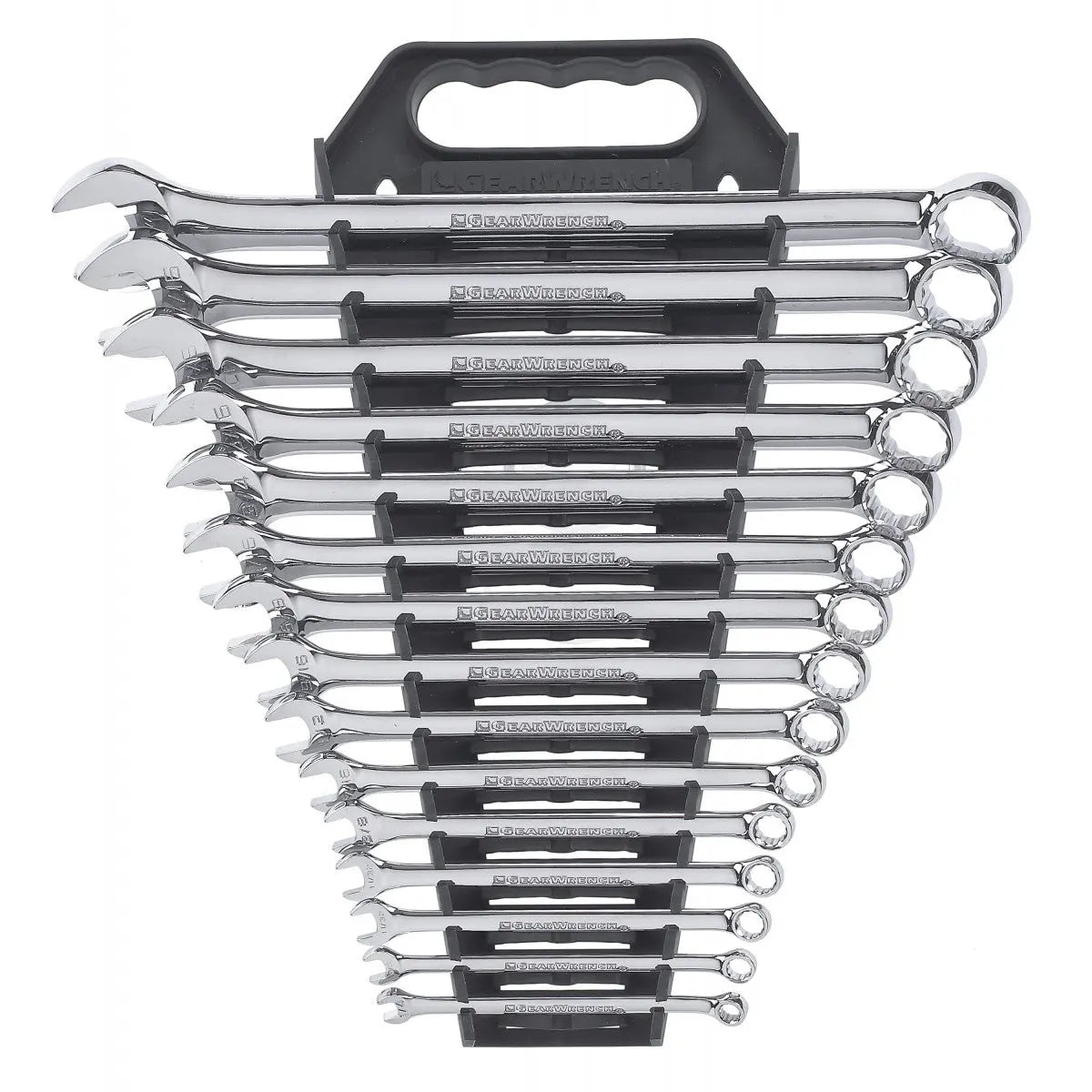GEARWRENCH 15 Pc. 12 Point SAE Long Pattern Combination Wrench Set 81901 Wrench Set GEARWRENCH