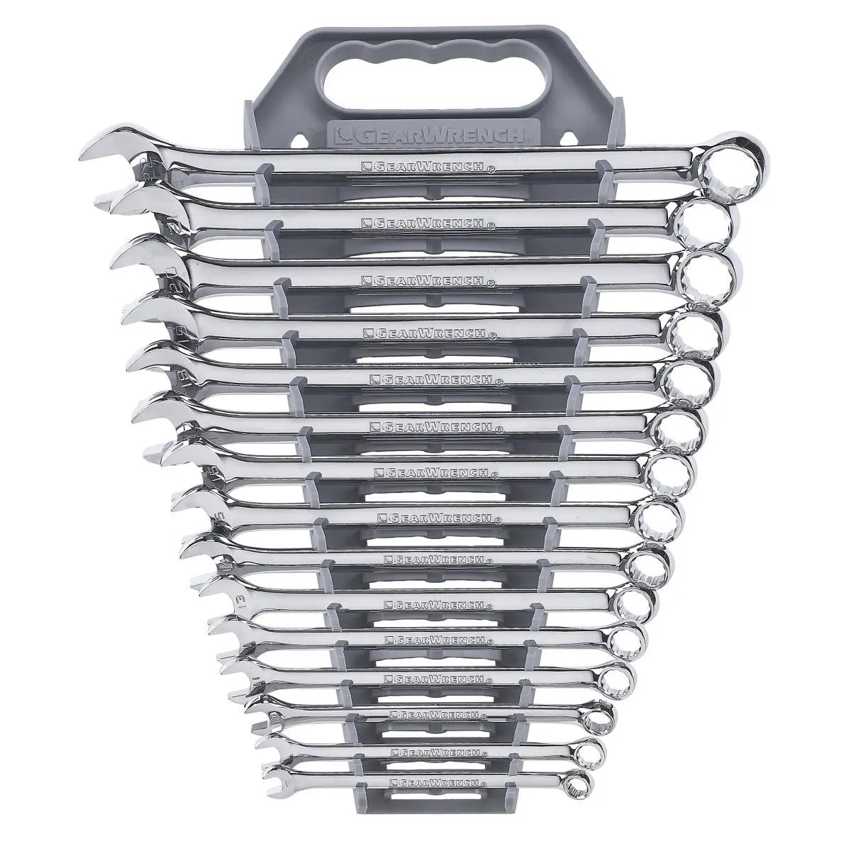 GEARWRENCH 15 Pc. 12 Point Metric Long Pattern Combination Wrench Set 81902 Wrench Set GEARWRENCH
