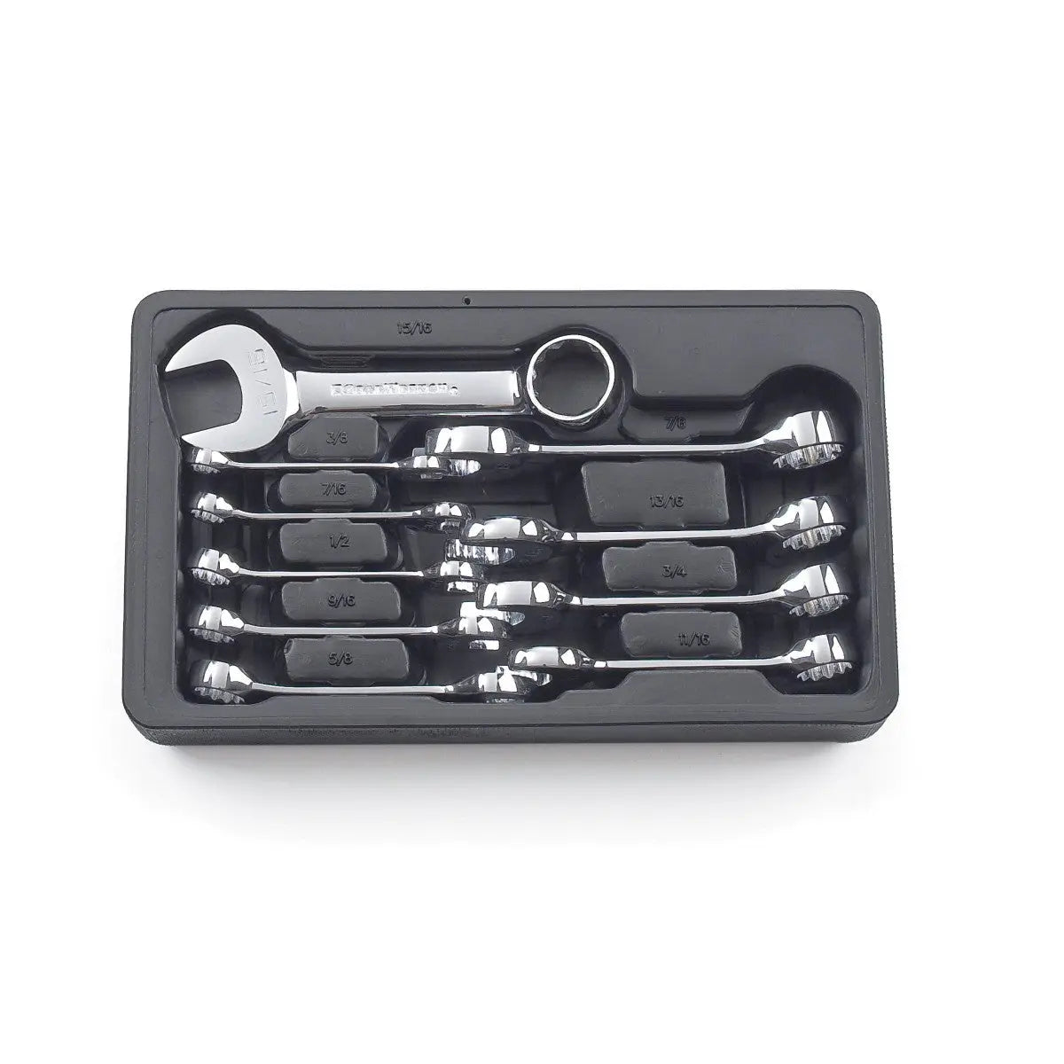 GEARWRENCH 10 Pc. 12 Point SAE Stubby Combination Wrench Set 81905 Wrench Set GEARWRENCH