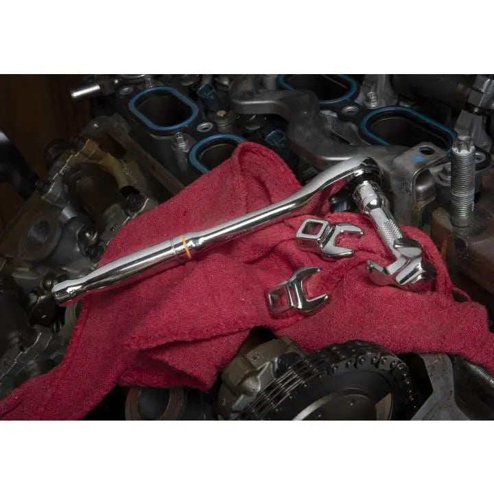 GEARWRENCH Set of 10 3/8 in Drive Metric Crowfoot Wrench - GW 81909 GEARWRENCH