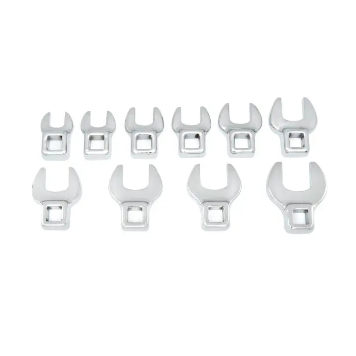 GEARWRENCH Set of 10 3/8 in Drive Metric Crowfoot Wrench - GW 81909 GEARWRENCH