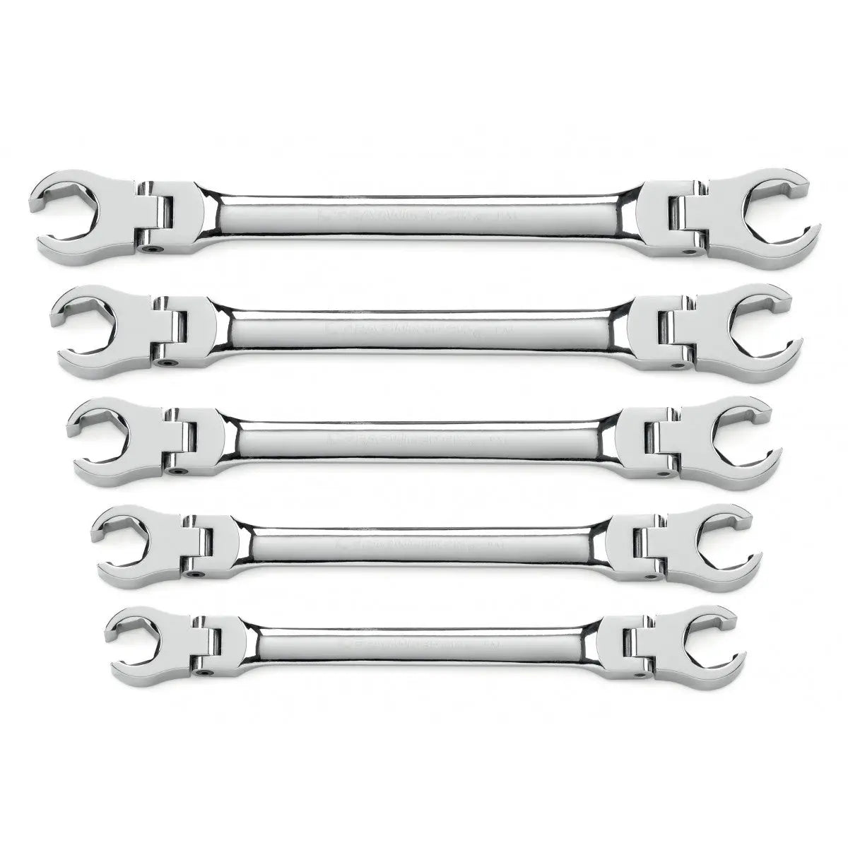 GEARWRENCH 5 Pc. SAE Flex Flare Nut Wrench Set 81910 Wrench Set GEARWRENCH