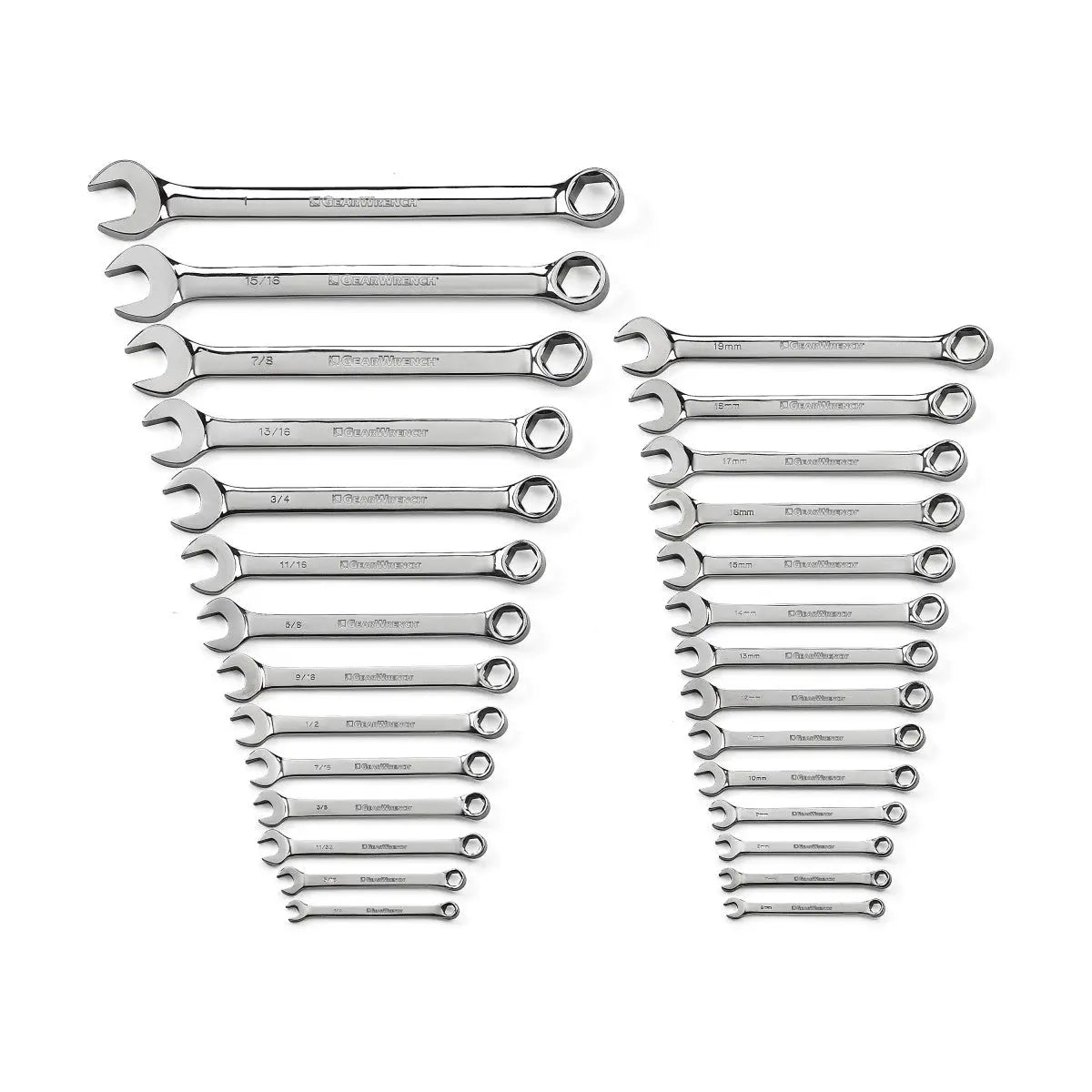 GEARWRENCH 14 Pc. 6 Point SAE Combination Wrench Set 81923 Wrench Set GEARWRENCH