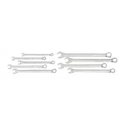 GEARWRENCH 9 Pc. 12 Point Metric Long Pattern Combination Wrench Set with Roll 81932 Wrench Set GEARWRENCH