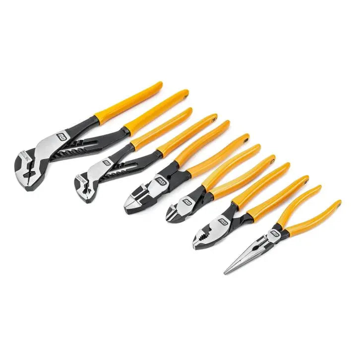 GEARWRENCH Set of 6 Pitbull Dipped Handle Mixed Pliers - GW 82204-06 Plier Set GEARWRENCH