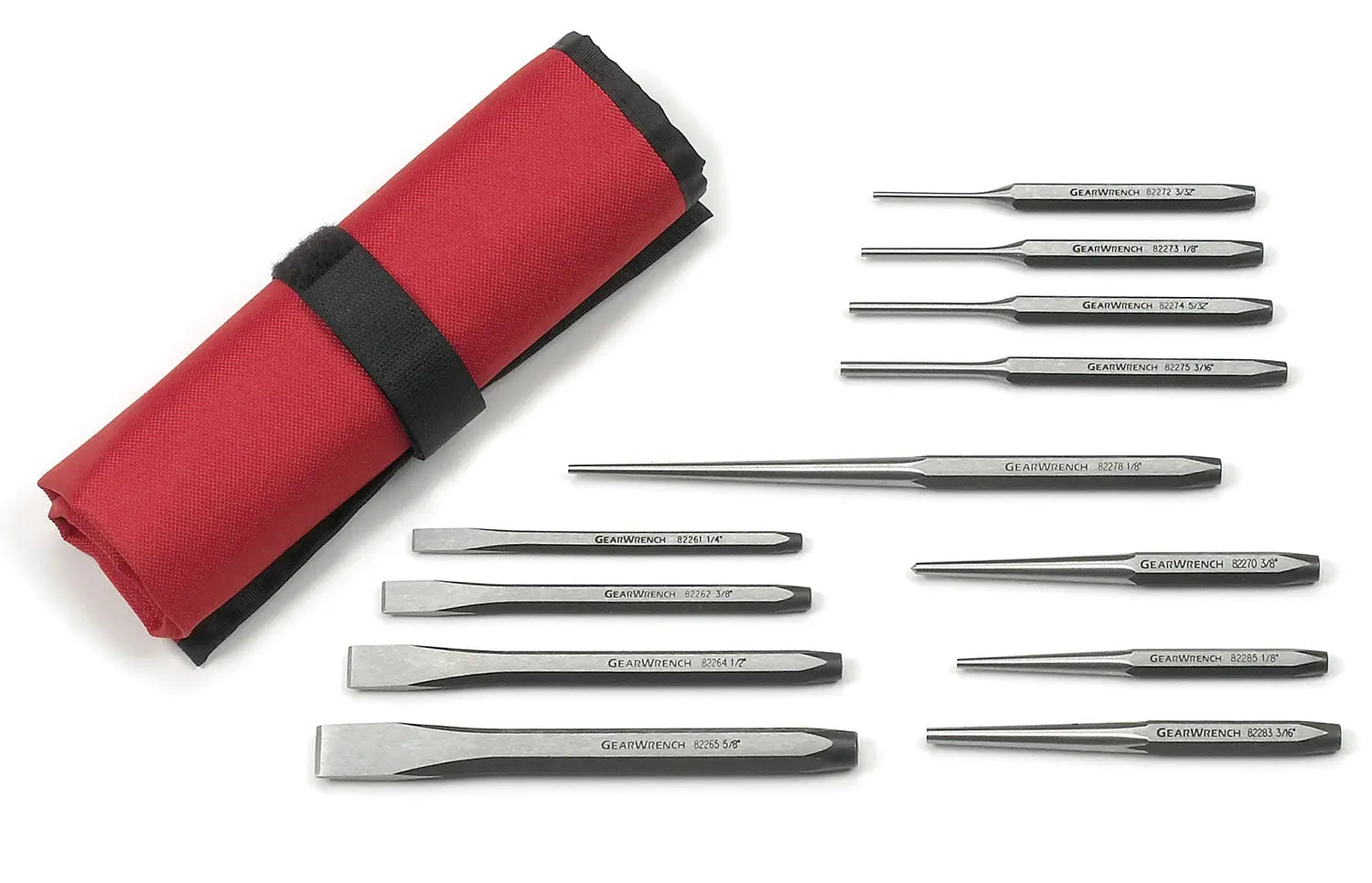 GEARWRENCH 12 Pc. Punch and Chisel Set 82305 GEARWRENCH