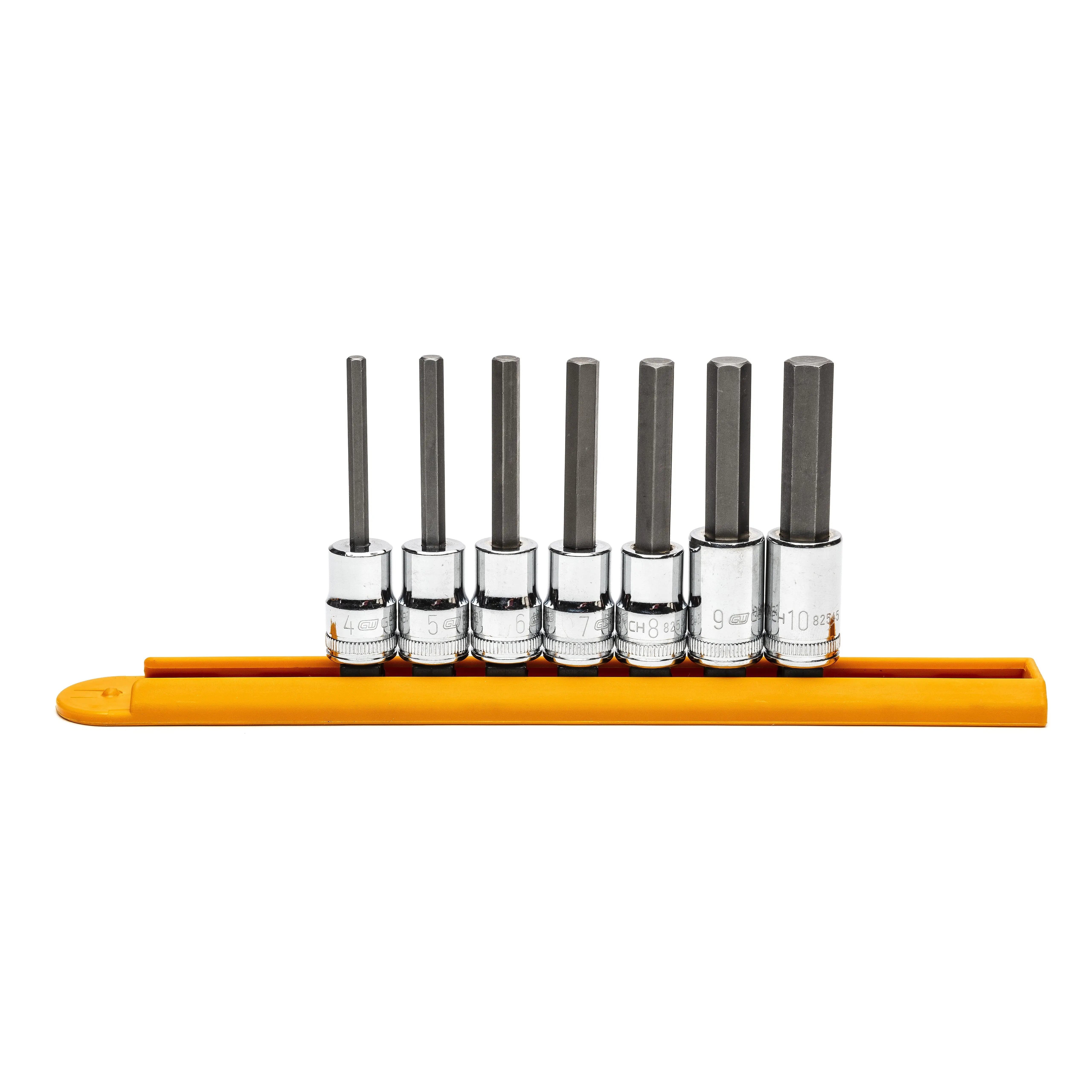 GEARWRENCH 7 Pc. 3/8" Drive Mid Length Metric Hex Bit Socket Set 82546 Socket Set GEARWRENCH