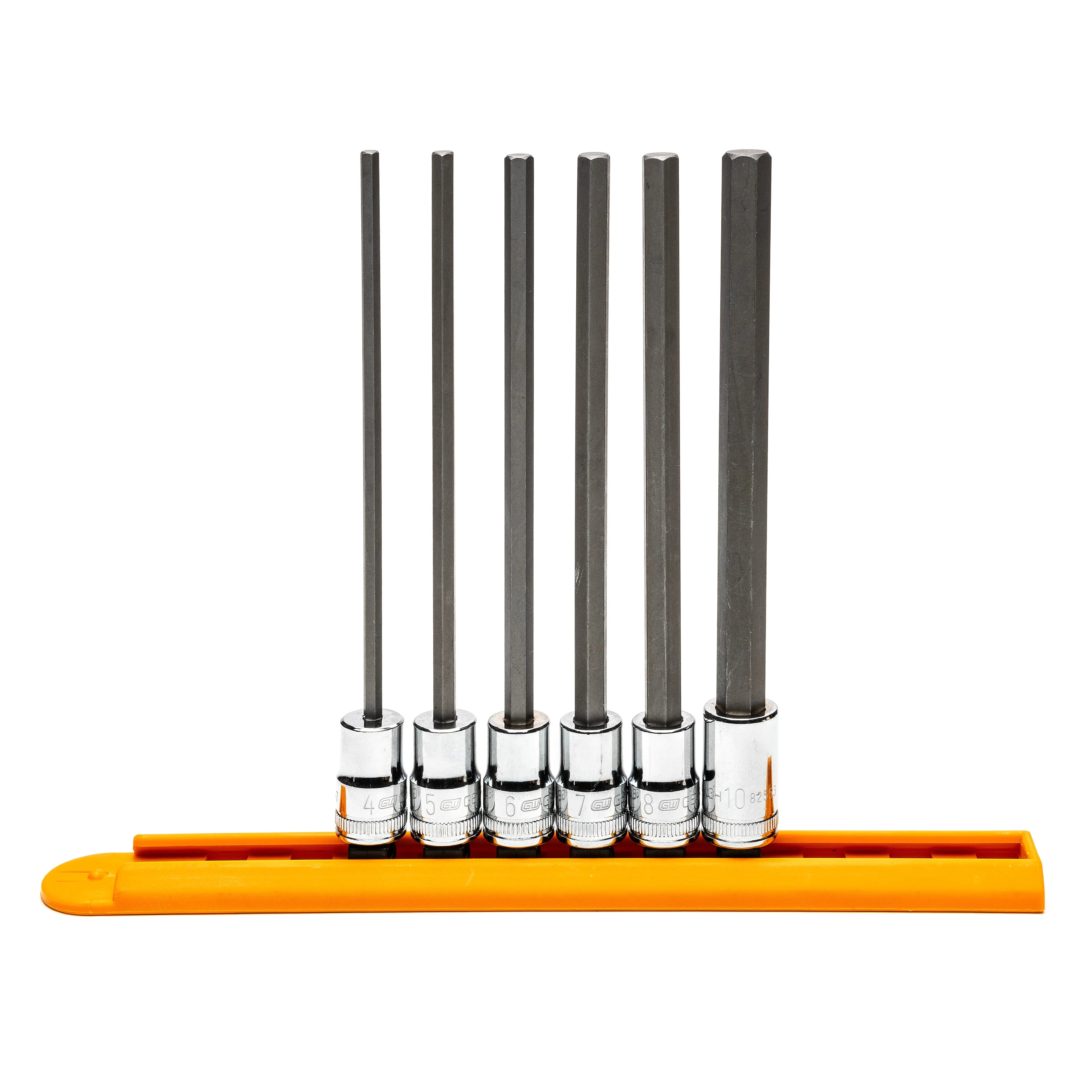 GEARWRENCH 6 Pc. 3/8" Drive Long Length Metric Hex Bit Socket Set 82554 Socket Set GEARWRENCH