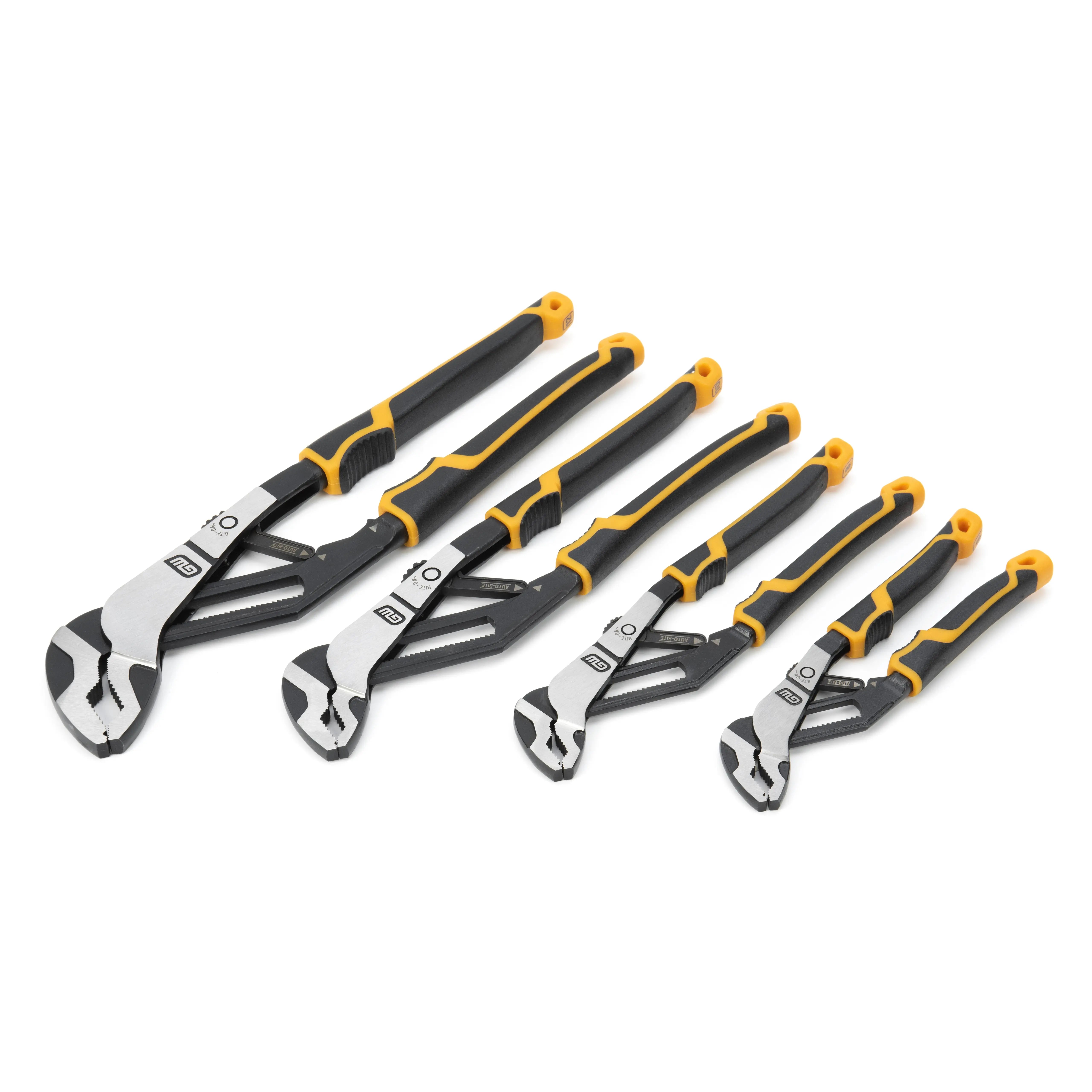 GEARWRENCH 4 Pc. Pitbull Auto-Bite Tongue & Groove Dual Material Pliers 82594C GEARWRENCH