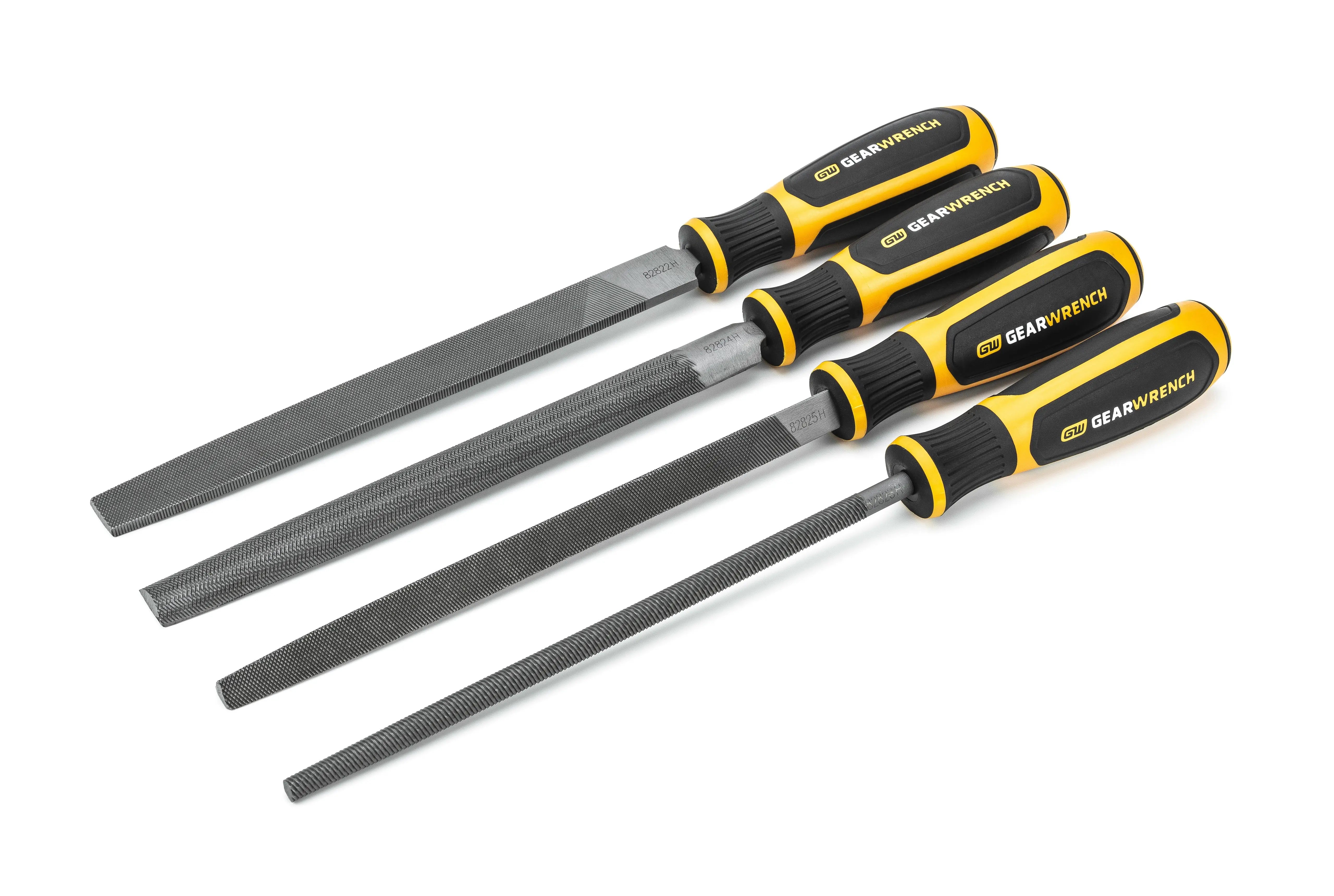 GEARWRENCH 4 Pc. Standard Bastard File Set 82820H GEARWRENCH