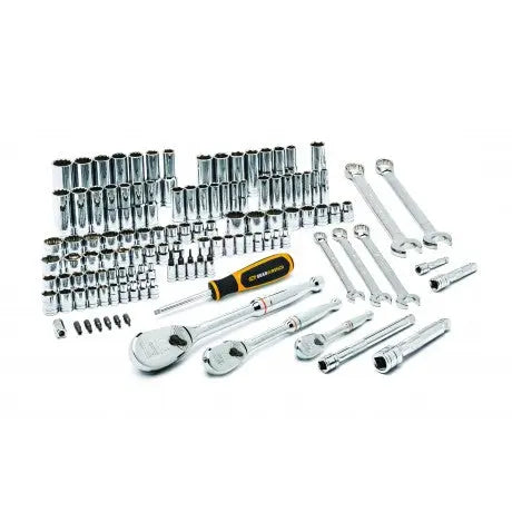 GEARWRENCH 118 Pc. 1/4", 3/8", and 1/2" Drive 6 and 12 Point SAE/Metric Mechanics Tool Set 83001D Mechanics Tool Set GEARWRENCH