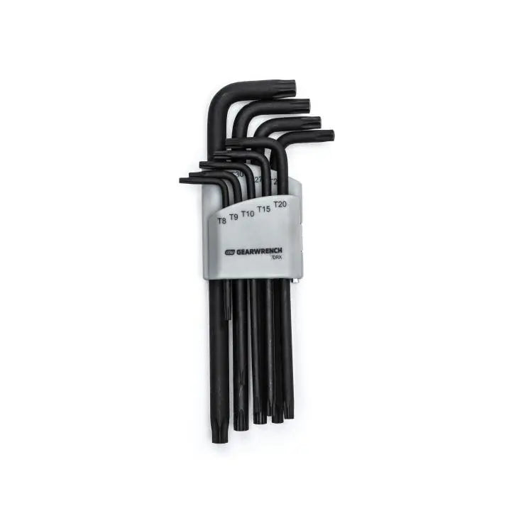 GEARWRENCH Set of 9 Torx Long Arm Hexagon Keys - GW 83522 Hexagon Key Set GEARWRENCH