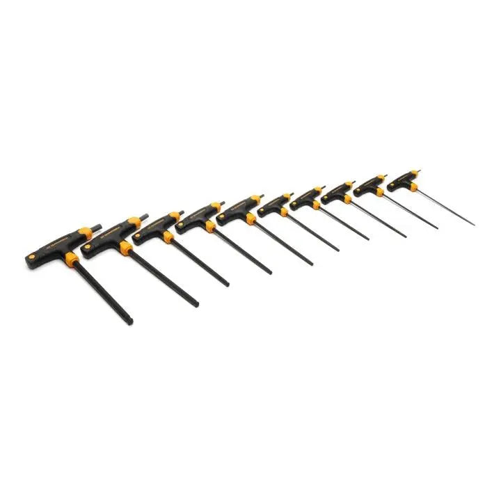 GEARWRENCH Set of 10 SAE Ball End T-Handle Hexagon Keys - GW 83523 Hexagon Key Set GEARWRENCH