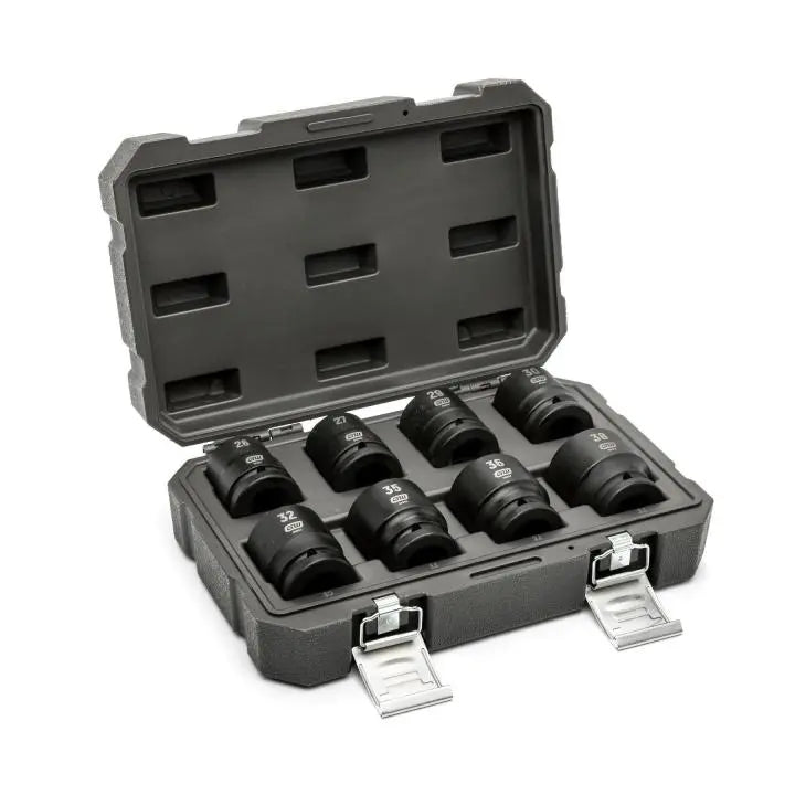 GEARWRENCH Set of 8 3/4 in Drive 6-Point Metric Impact Sockets - GW 84030 Socket Set GEARWRENCH