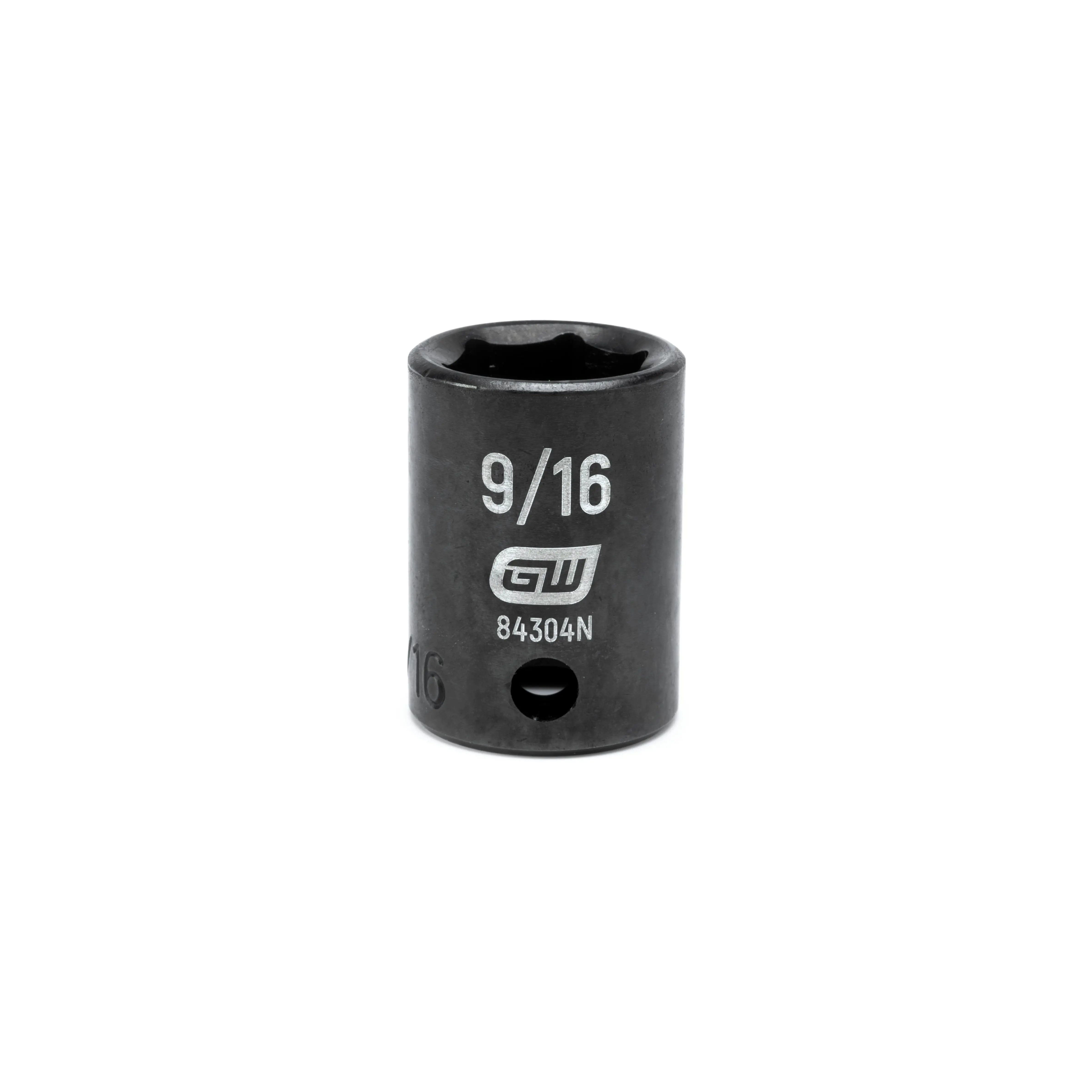 GEARWRENCH 3/8"DRIVE 9/16" STANDARD IMPACT SOCKET 84304N Socket GEARWRENCH