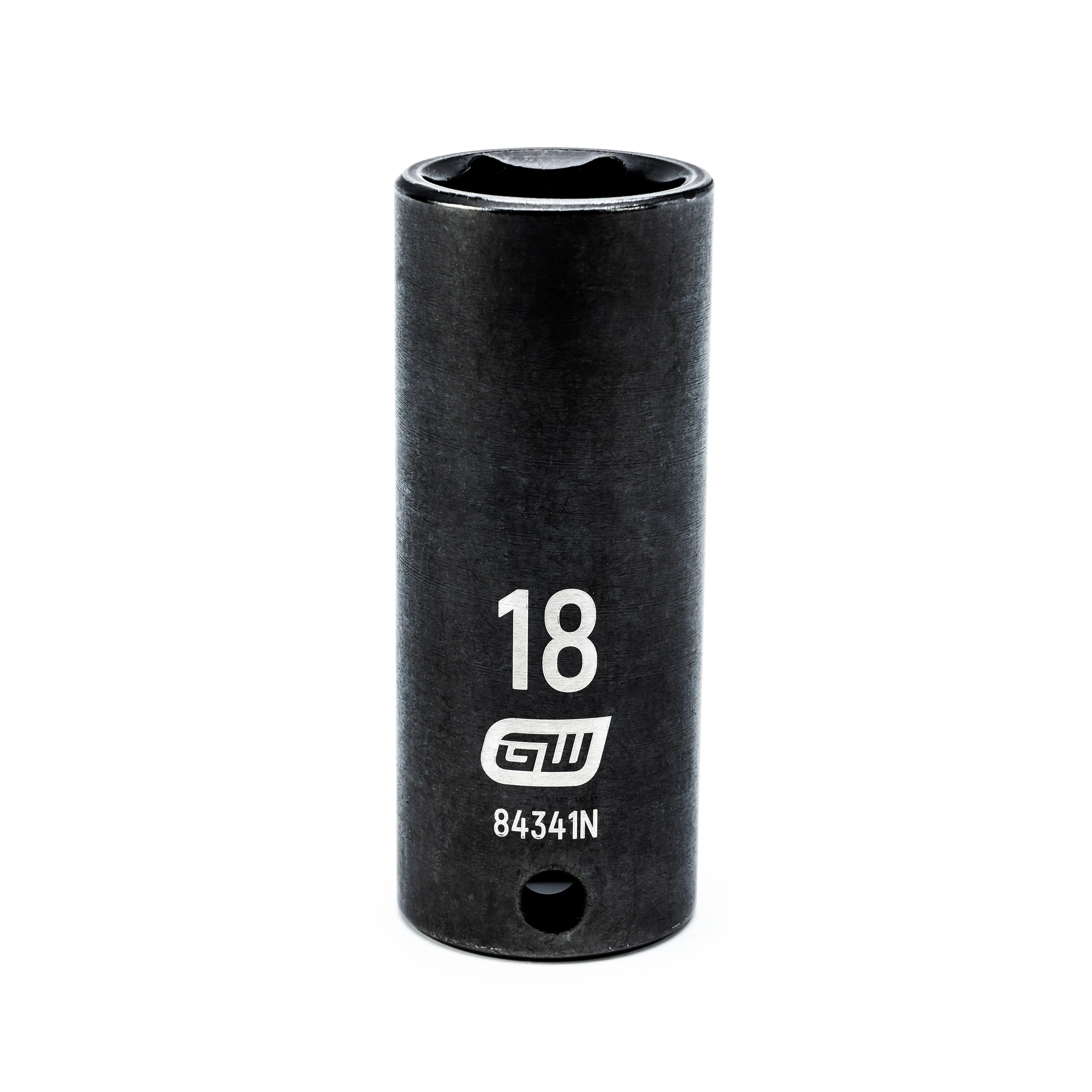 GEARWRENCH 3/8"DRIVE 18MM DEEP IMPACT SOCKET 84341N Socket GEARWRENCH