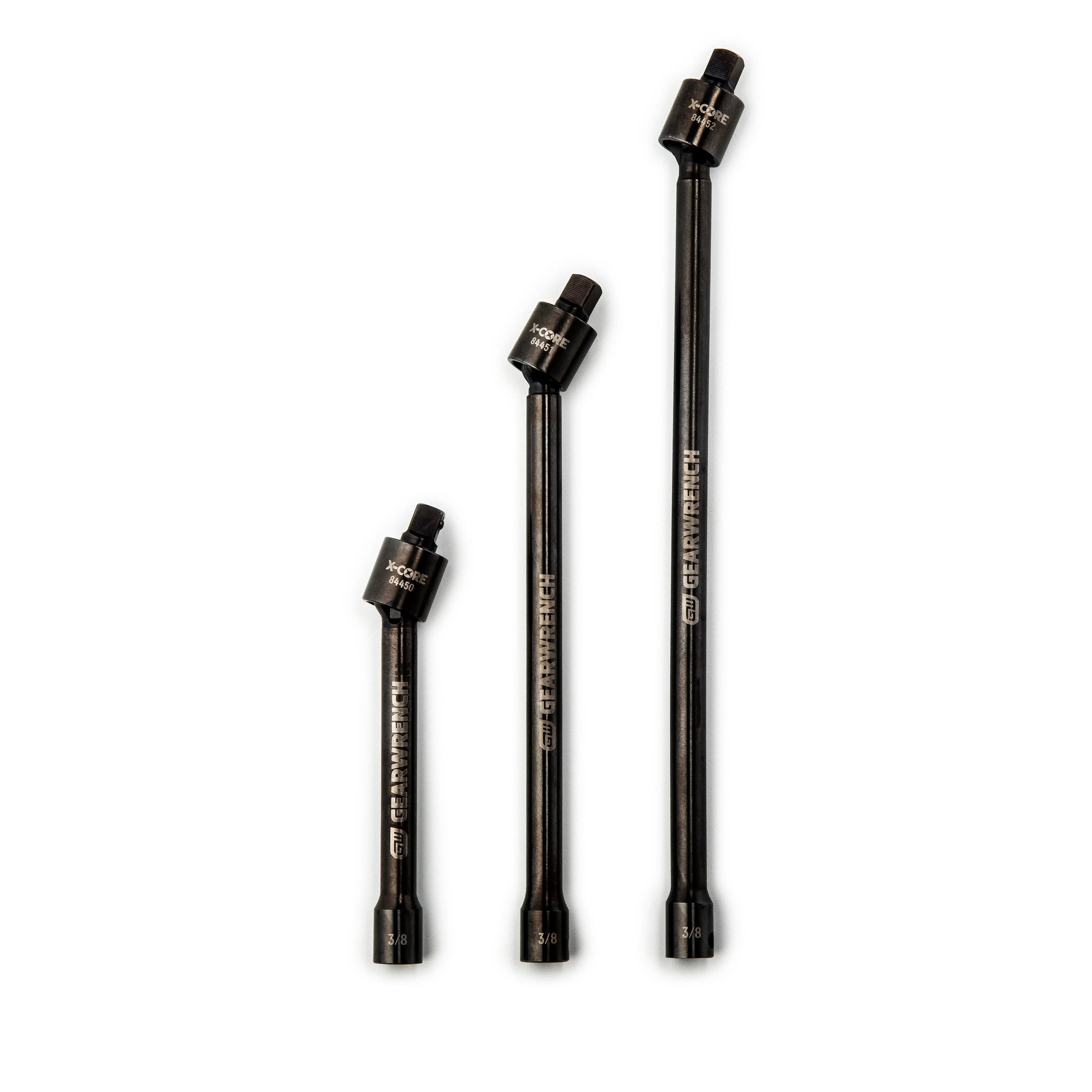 GEARWRENCH 3/8" Drive X-Core Pinless Universal Joint Impact Extension Set 6", 9" & 12" 84453 Extension Set GEARWRENCH