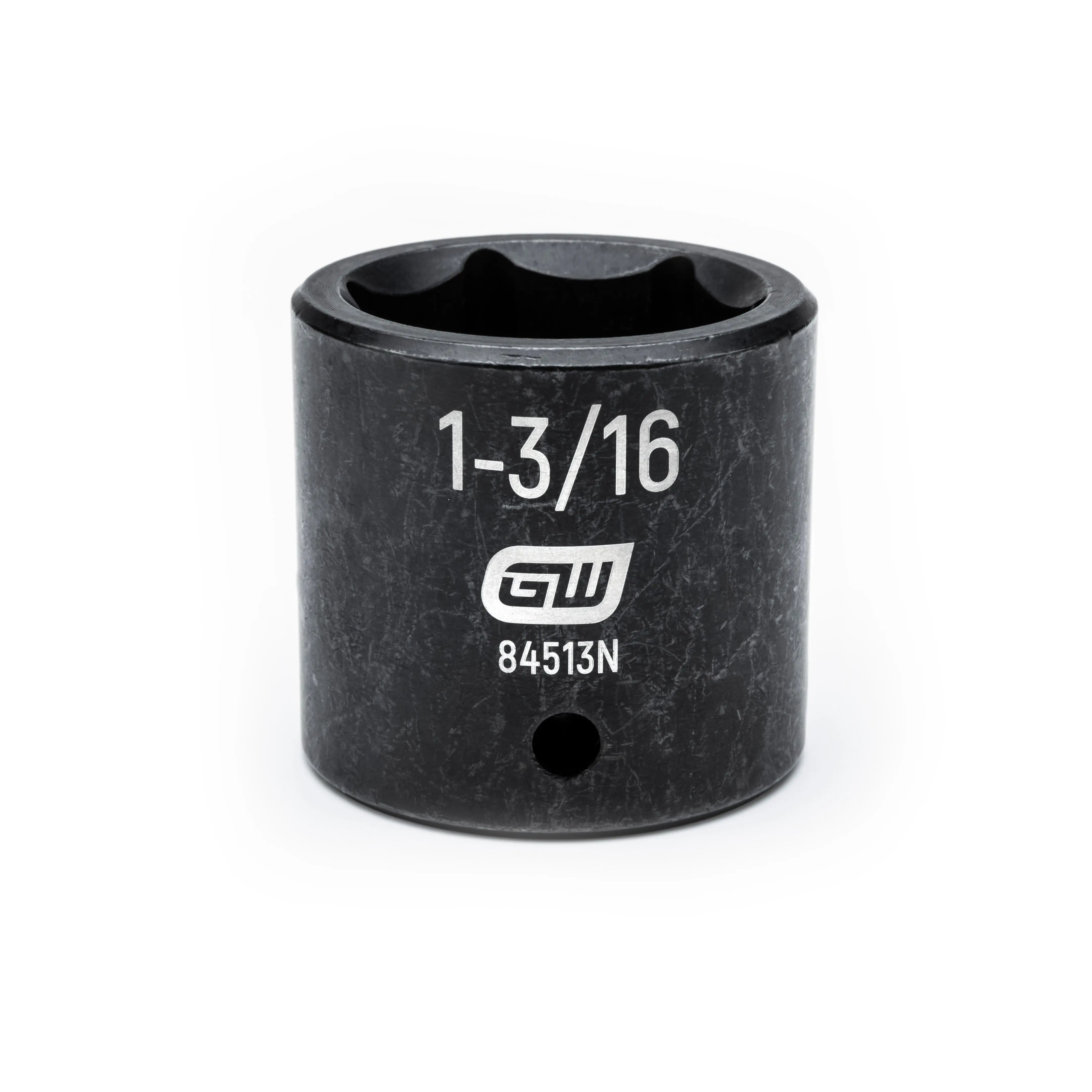 GEARWRENCH 1/2" Drive 6 Point Standard Impact SAE Socket 1-3/16" 84513N Socket GEARWRENCH