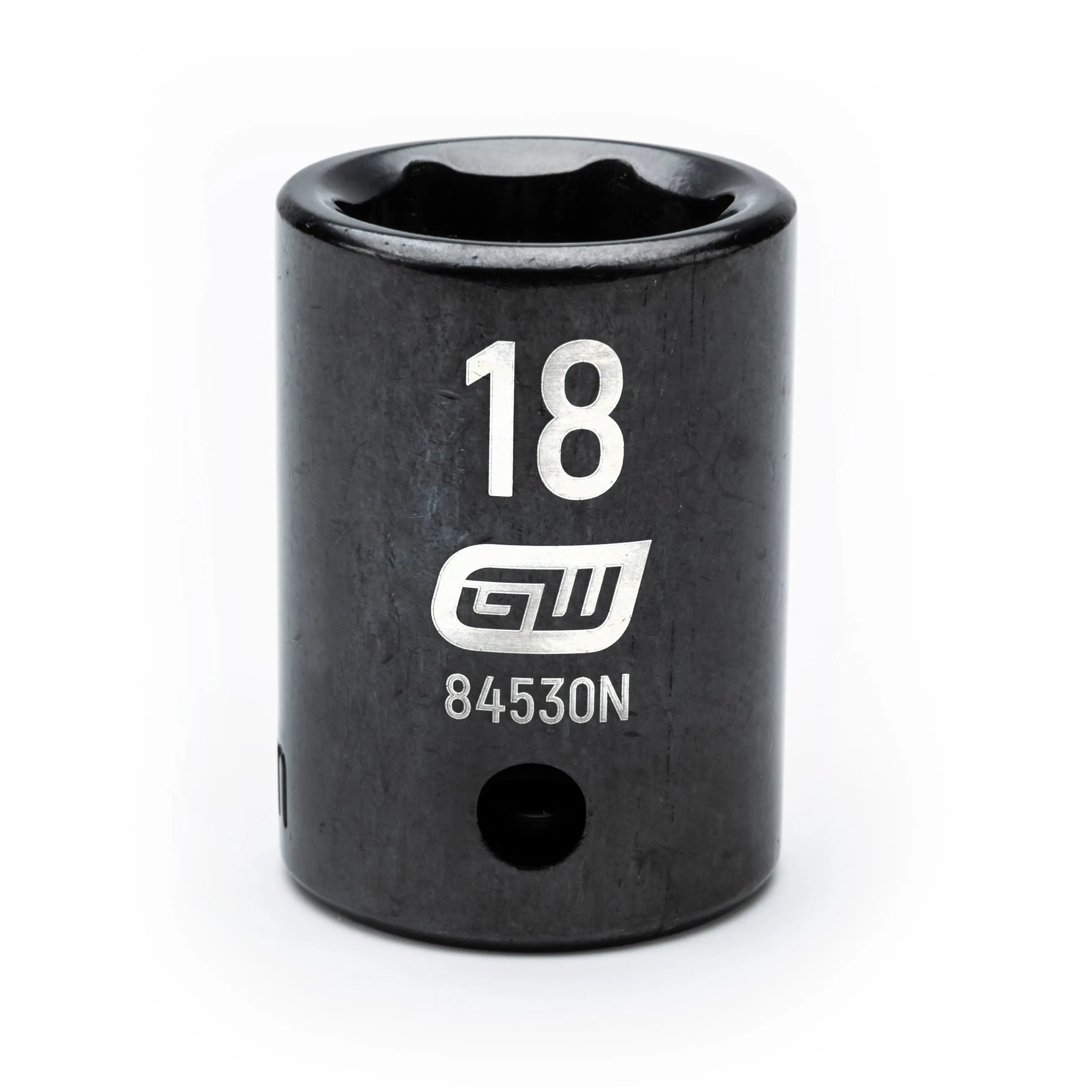 GEARWRENCH 1/2" Drive 6 Point Standard Impact Metric Socket 18mm 84530N Socket GEARWRENCH