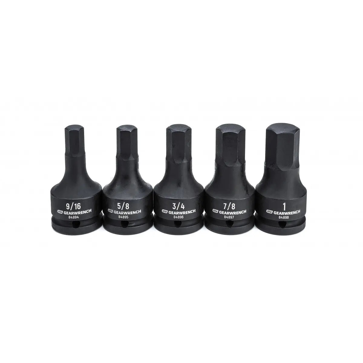 GEARWRENCH 5 Pc. 3/4" Drive Hex Bit Impact SAE Socket Set 84899 Socket Set GEARWRENCH