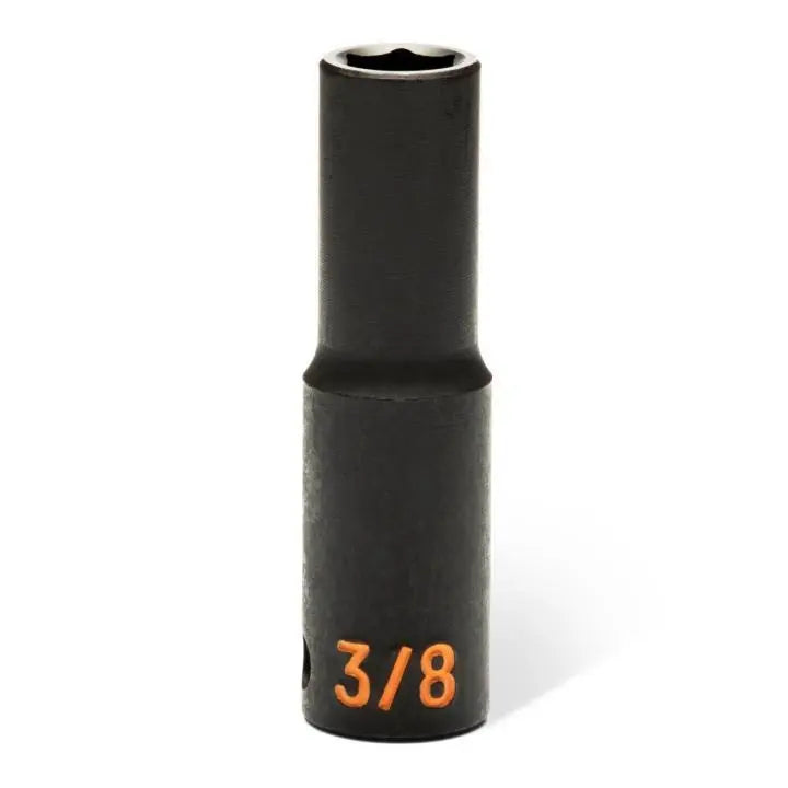 GEARWRENCH Set of 8 3/8 in Drive 6 Point SAE Hi-Viz Deep Impact Socket - GW 84915H