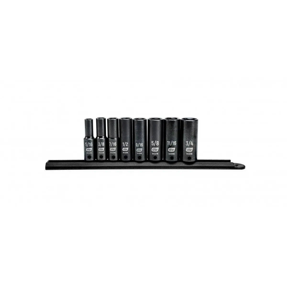 GEARWRENCH 8 Pc. 3/8" Drive 6 Point Deep Impact SAE Socket Set 84915N Socket Set GEARWRENCH