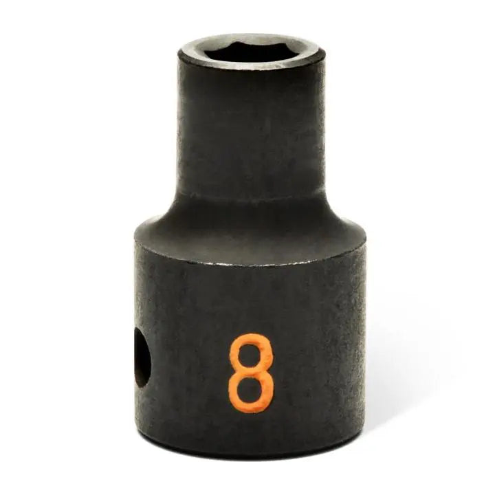 GEARWRENCH Set of 25 1/2 in Drive 6 Point Metric Hi-Viz Impact Socket - GW 84933H