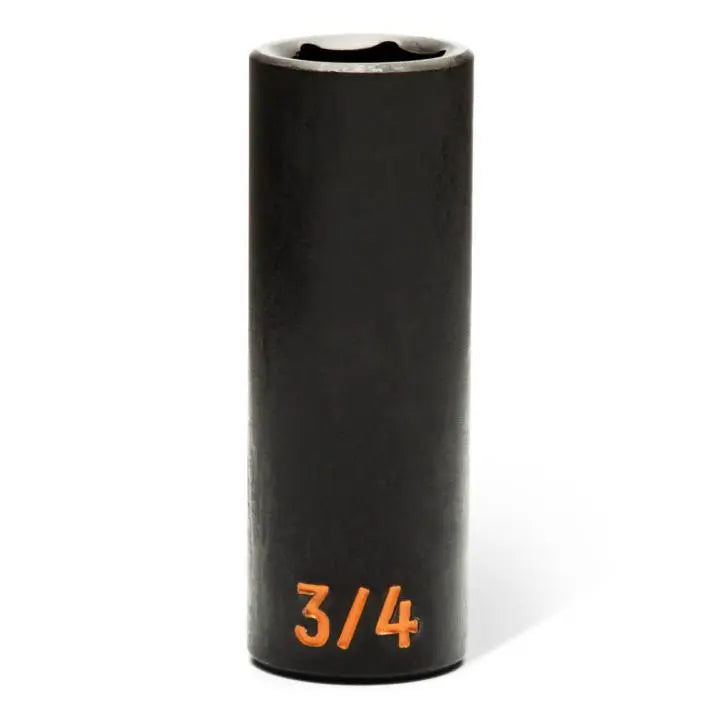 GEARWRENCH Set of 12 1/2 in Drive 6 Point SAE Hi-Viz Deep Impact Socket - GW 84942H