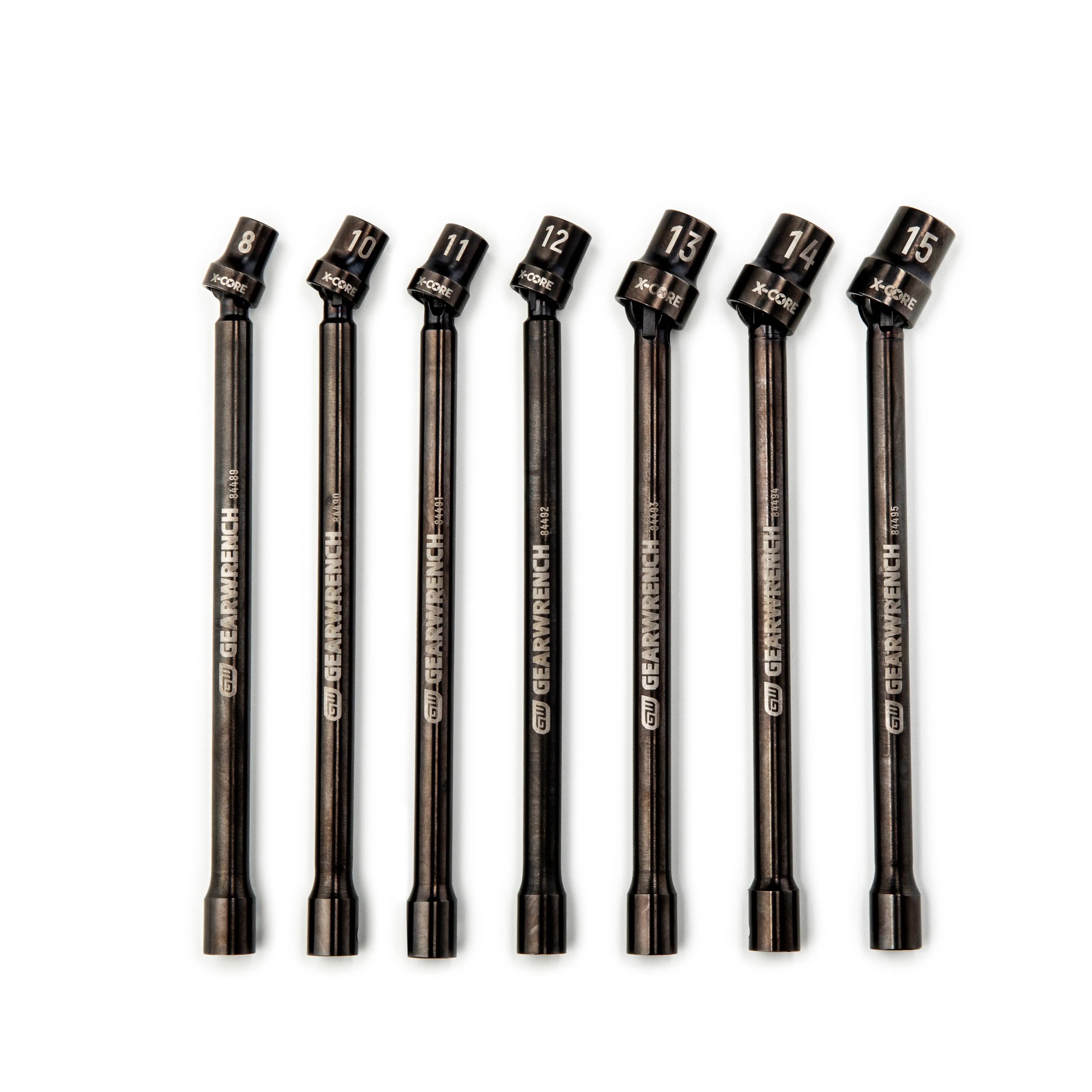 GEARWRENCH 7 Pc. 3/8" Drive 6 Point X-Core Pinless Universal Impact Metric Extension Socket Set 84980 Socket Set GEARWRENCH
